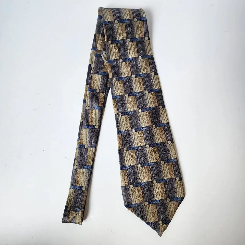 Jimmy V Tie Mens Necktie 100% Silk Chris Berman Collection Three Made In USA
